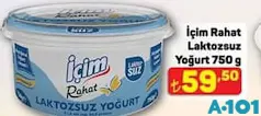 İÇİM RAHAT LAKTOZSUZ YOĞURT 750 G